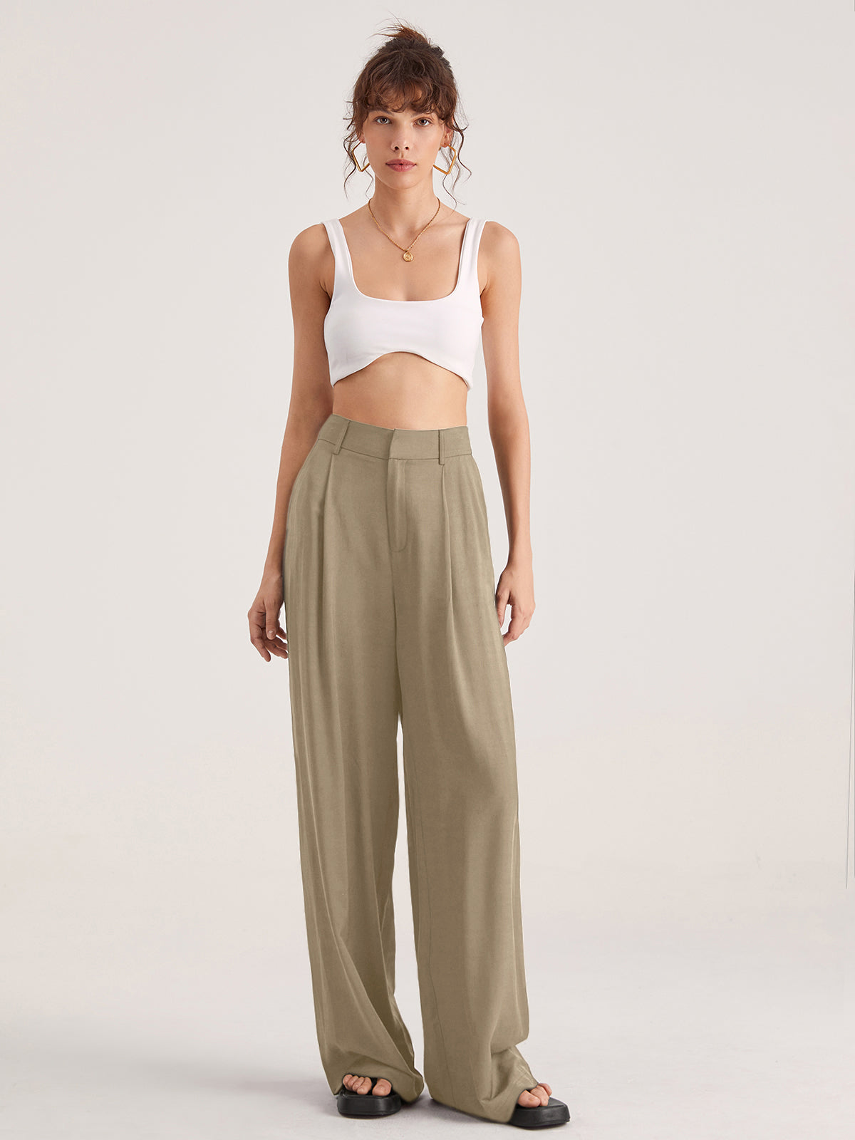 Pantalones de Talle Alto