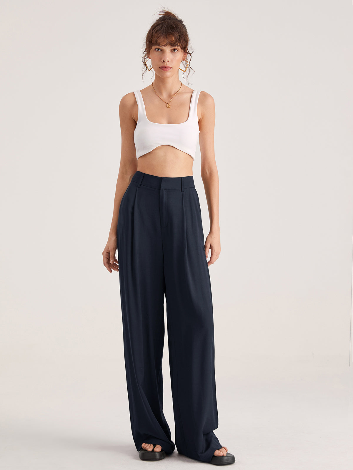 Pantalones de Talle Alto