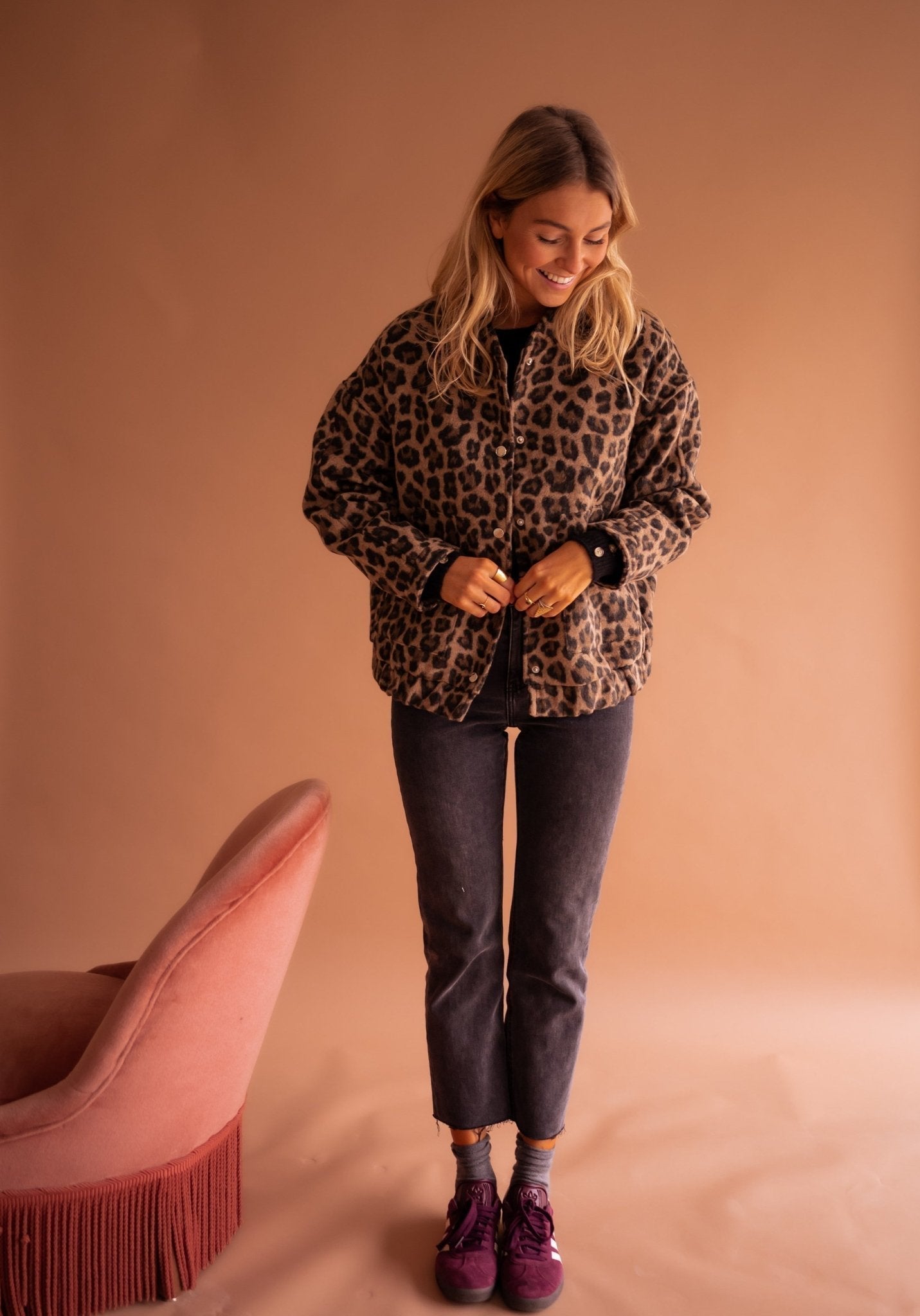 Claudia - Chaqueta de leopardo