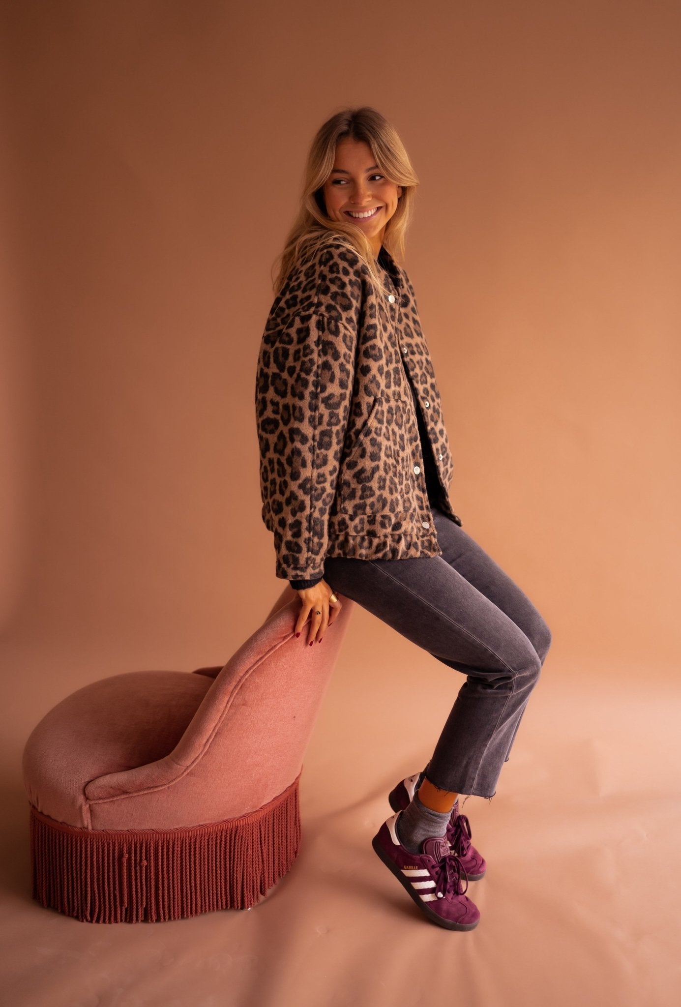 Claudia - Chaqueta de leopardo